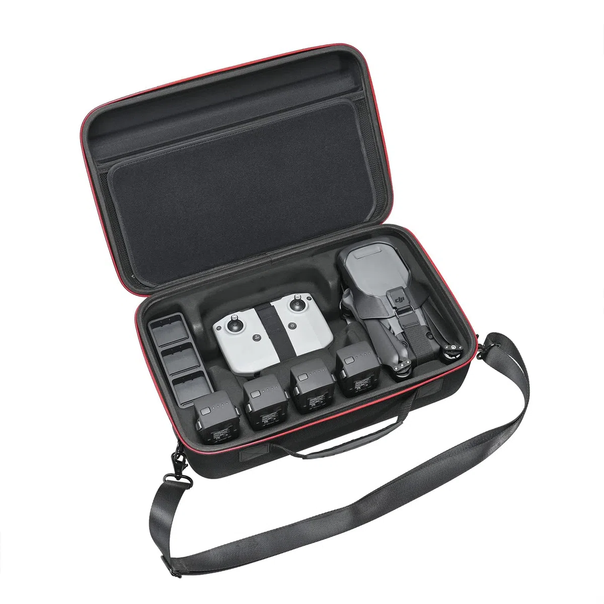 RLSOCO Étui pour DJI Mavic 3 Classic/Mavic 3 Fly More Combo/Cine Premium Combo -Convient aux pour Corps Mavic 3, DJI RC Pro ou DJI RC Controller,Batteries, Chargeur, hélices, Noir, Etui, Noir, Etui