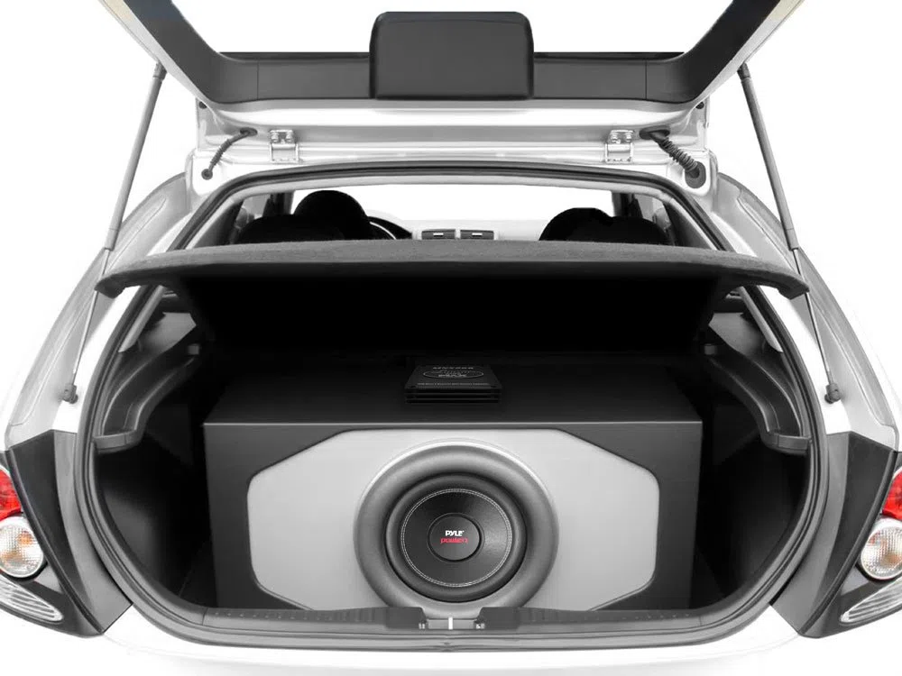 SUBWOOFER PYLE PLPW8D DE 400 Watt RMS ET 800 Watt Max 8" 20 CM 200 MM WOOFER DVC Double Bobine 4 + 4 OHM SUB Excellent Aussi pour Portes EST PORTIER Voiture OU en Caisse