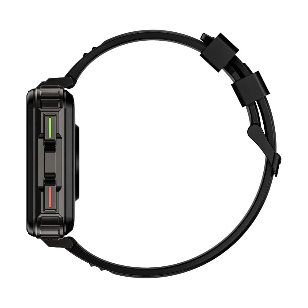 LOKMAT Montre intelligente 4G 6 Go + 128 Go Android Appel téléphonique Téléphone Téléphone Grand écran 2,4" Montre de sport 1500 mAh Double Caméra WiFi Bluetooth GPS Montre intelligente pour homme