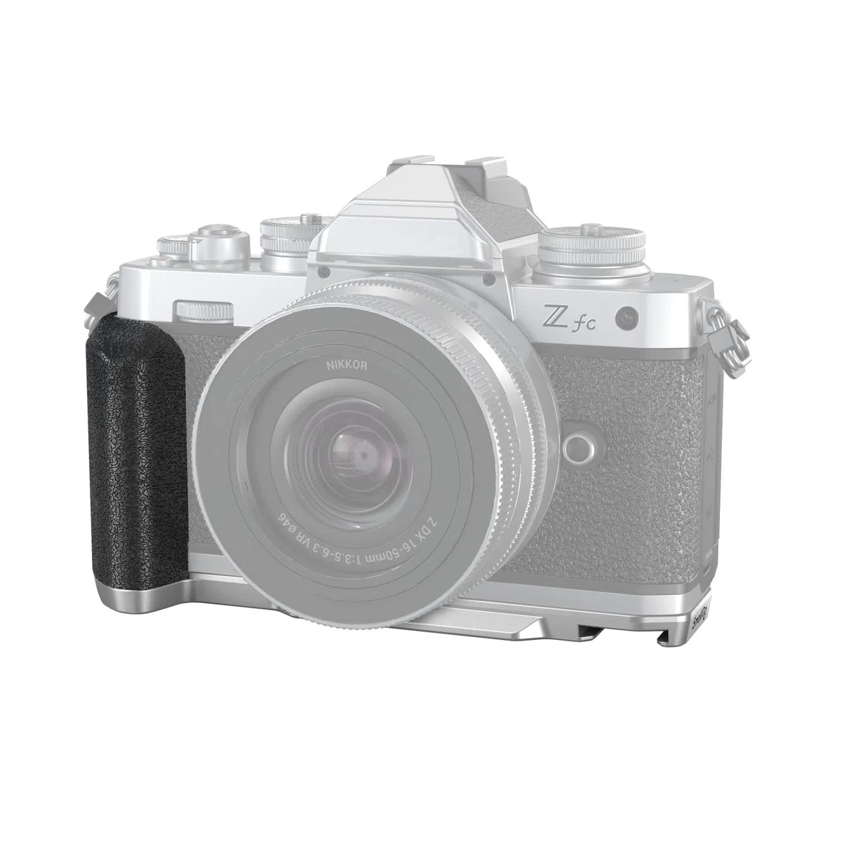 SMALLRIG Z FC L Shape Grip pour Nikon Z FC, Poignée Latérale Légère de Style Rétro avec Cold Shoe Intégrée, Plaque Intégrée pour Arca Swiss et Monture à Vis 1/4"-20-3480