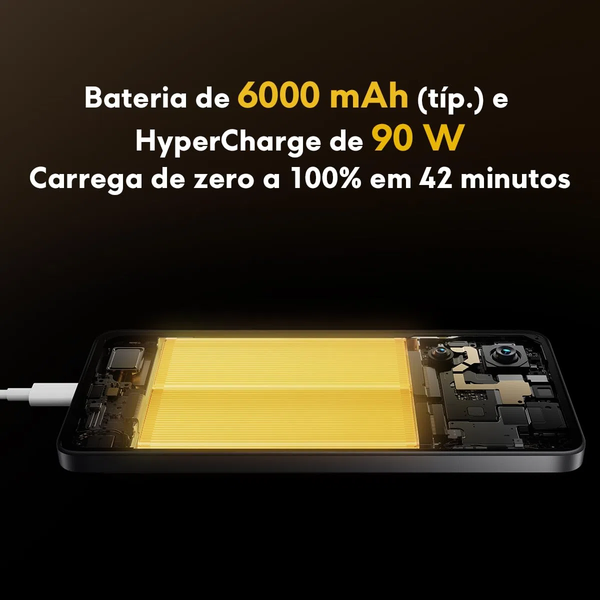 XIAOMI POCO X7 Pro - Smartphone de 12+256GB, Pantalla CrystalRes 1.5K 120Hz AMOLED, MediaTek Dimensity 8400-Ultra, Cámara de 50 MP, 90W HyperCharge, Cargador no Incluido, Amarillo (Versión ES)