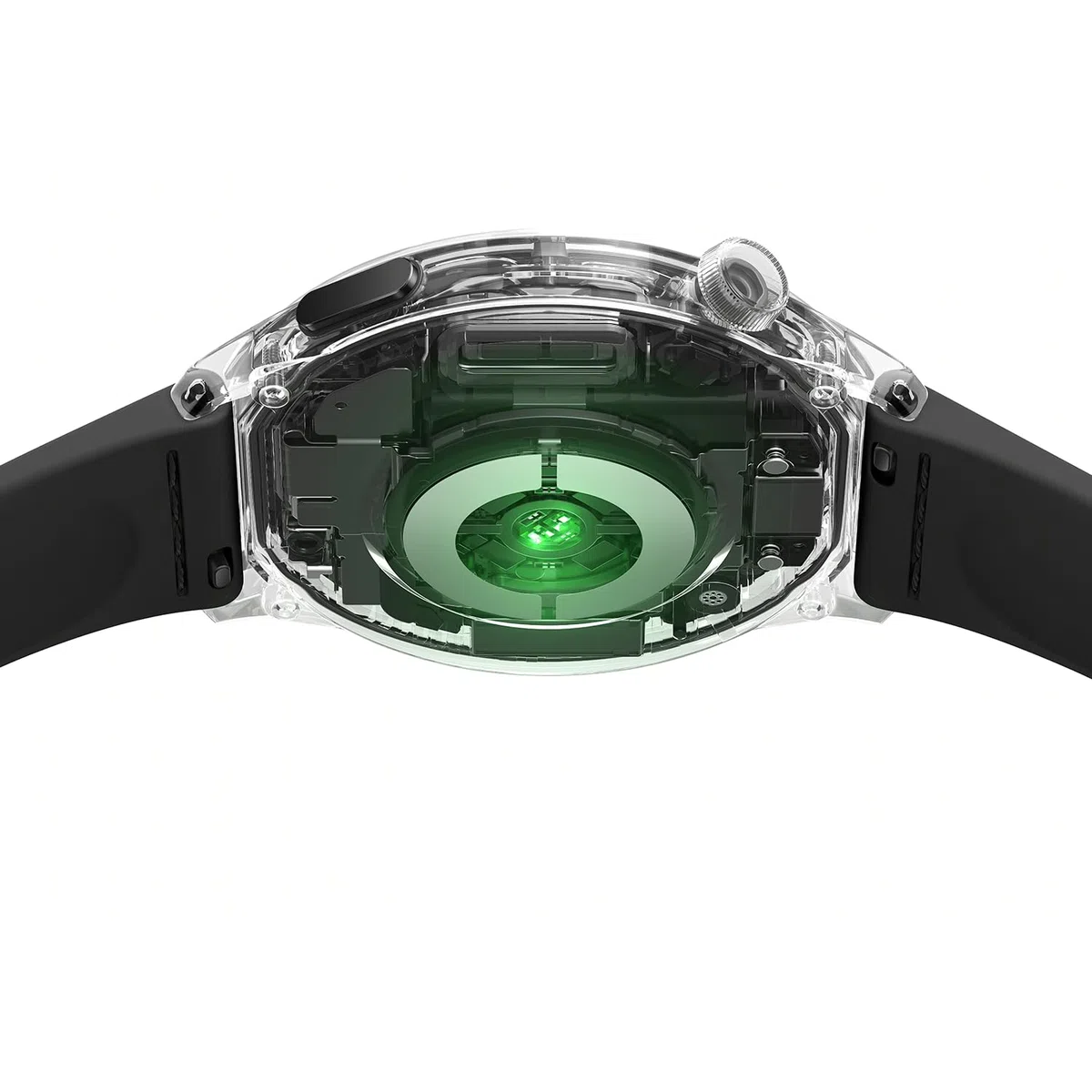 Oppo Watch S Smartwatch - Écran AMOLED 1,5", jusqu'à 10 Jours de Batterie, ECG, SpO2, Plus de 100 Modes Sportifs, résistance IP68, Compatible avec Android et iOS - Noir