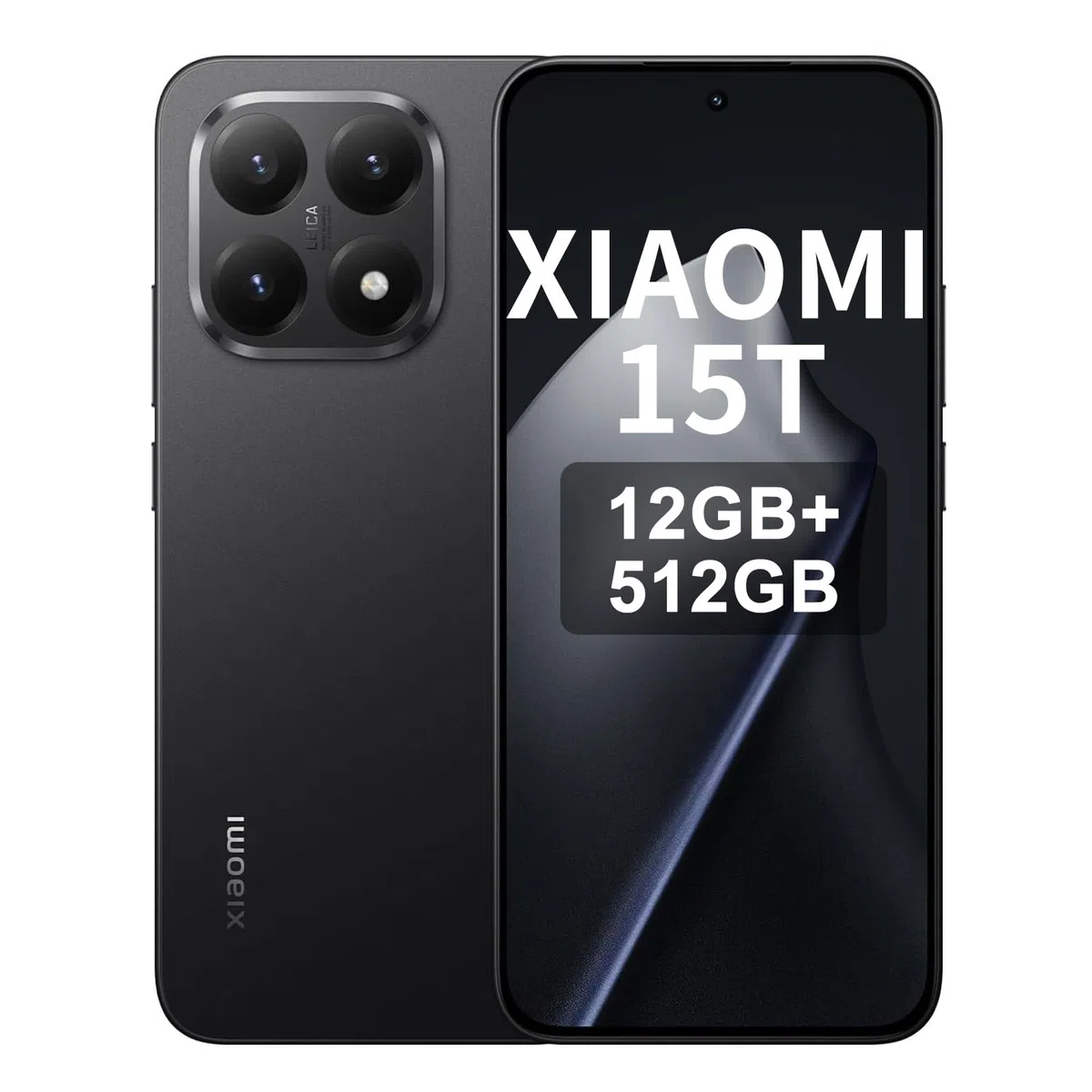 XIAOMI 15T Smartphone 12GB+512GB - Processeur MediaTek Dimensity 8400 - Ultra,Batterie 5500mAh avec Charge Rapide 67W, Appareil Photo Tripe Leica 50MP,ésistance IP68,Noir（avec Chargeur Inclus）
