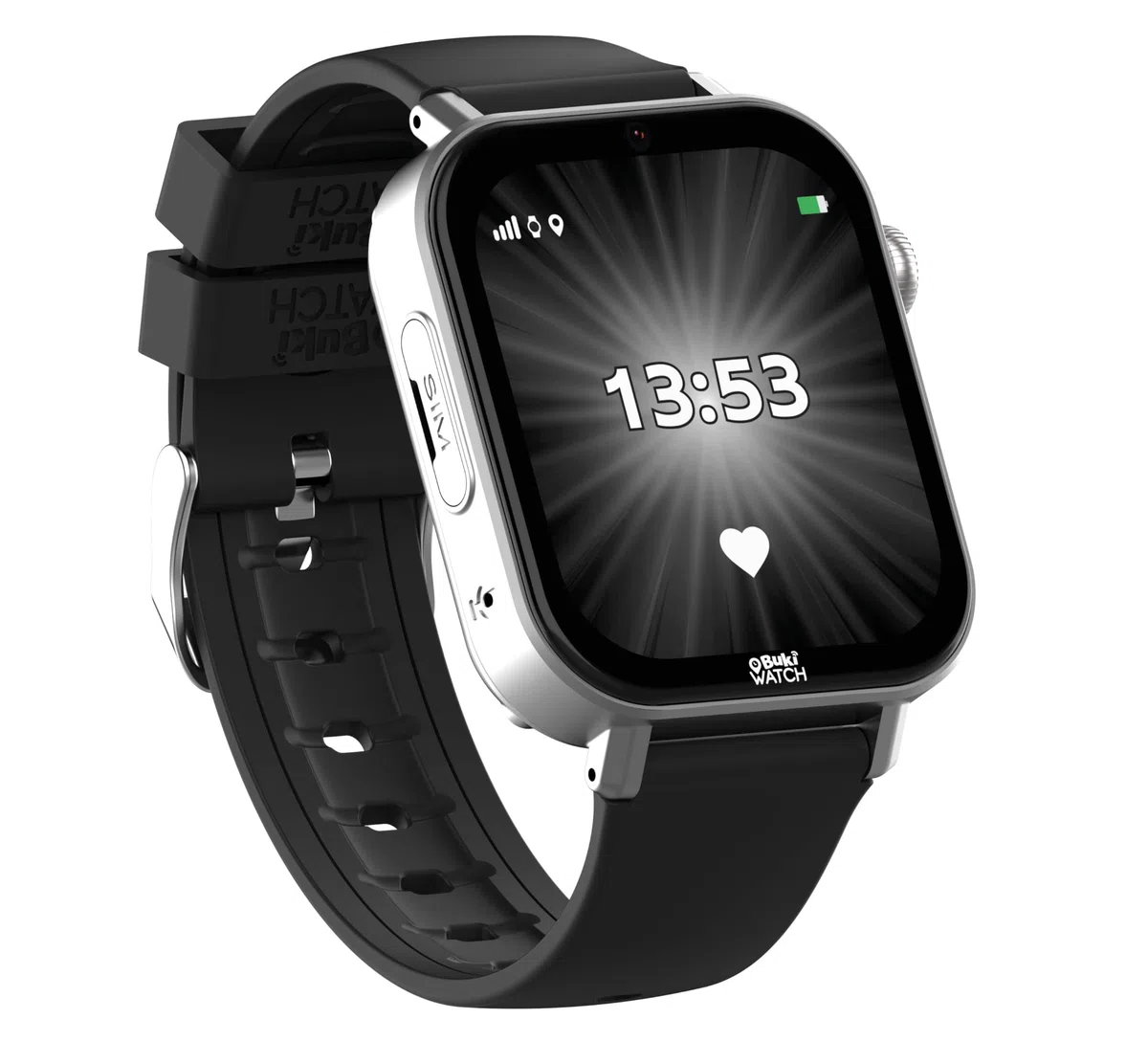 BUKI FRANCE - Montre Connectée Enfant Carte SIM Incluse – Appels, GPS, Vidéo, WiFi, Bluetooth – Bouton SOS, Application Parentale – Idéal Premier Téléphone - BUKI WATCH PRO - PRO01 - FRANCE UNIQUEMENT