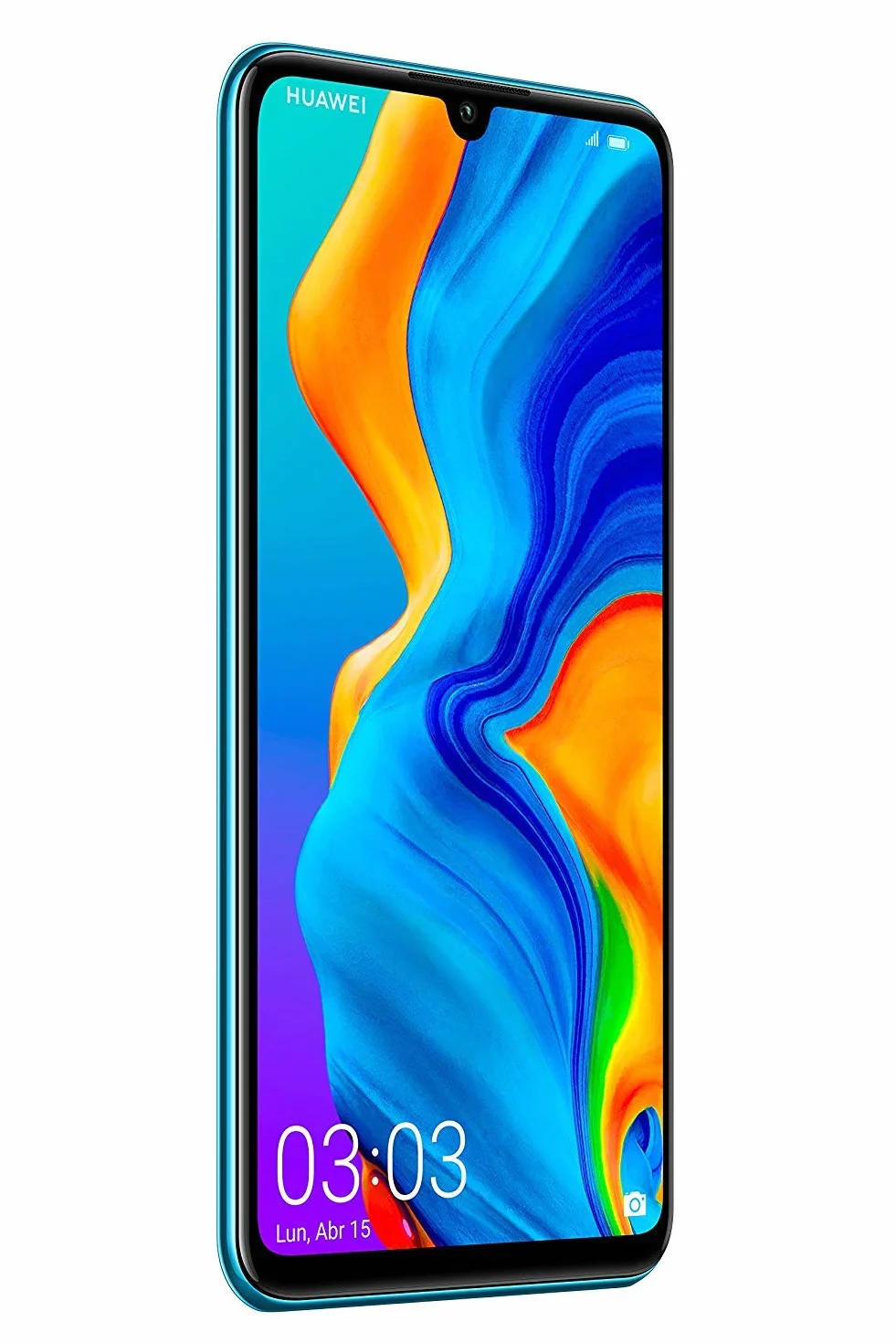 Huawei P30 Lite Smartphone débloqué 4G (6,15 pouces - 128Go - Double Nano SIM - Android 9.0) Peacock Blue [Version Française]