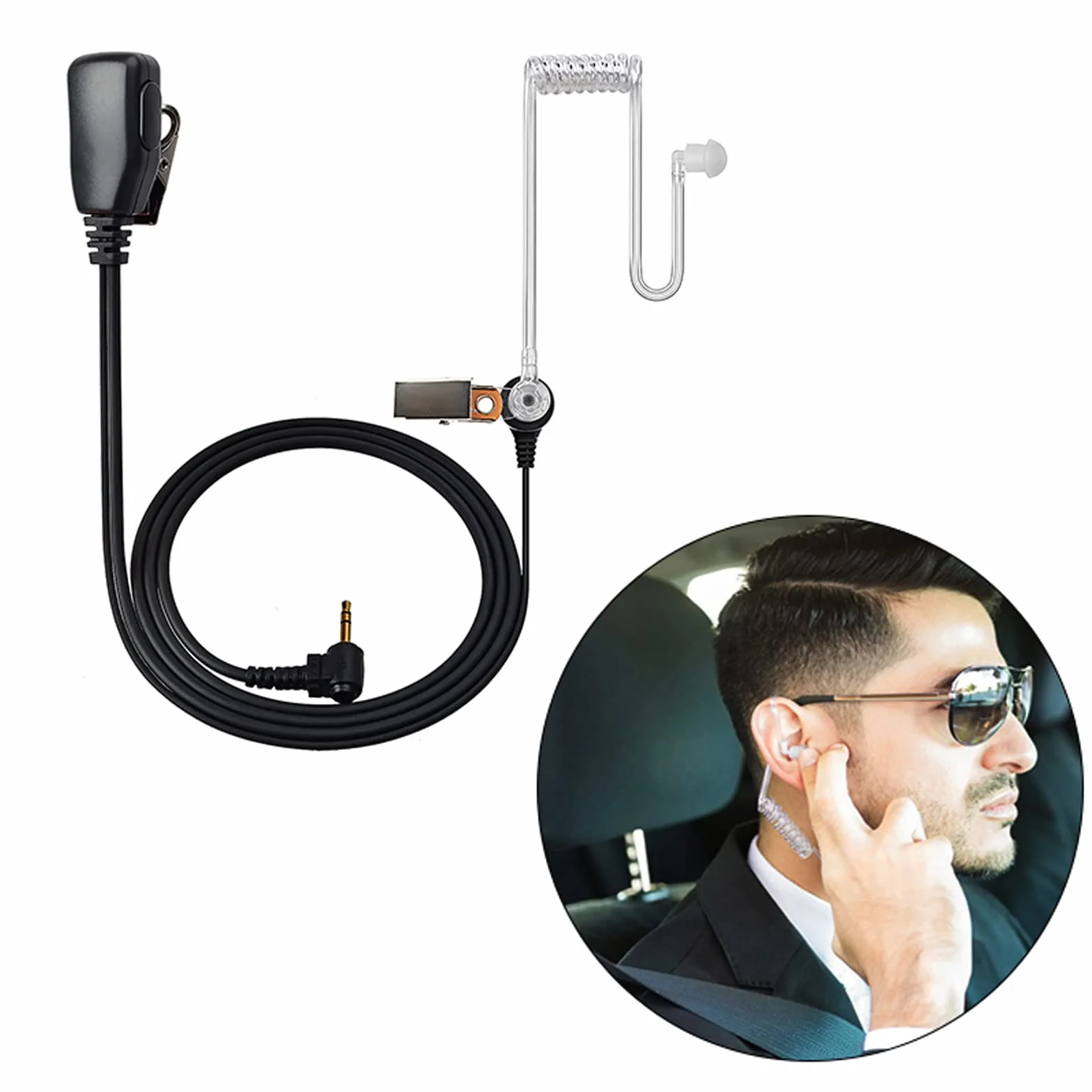 Oreillette avec Micro HYS 2.5mm 1Pin pour Motorola TLKR-T60 T61 T62 T80 T81 T82 T-92 H2O T80 Extreme