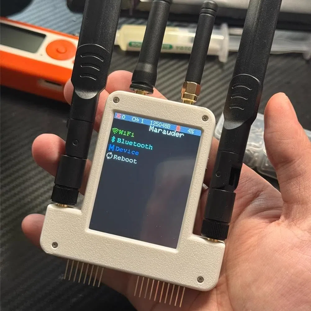 Pour Flipper Zero Modules Externes 4 en 1 433 MHz pour ESP32S2 GPS avec Écran d'Analyse Predator pour l'Affichage des Données de SIGNAL Numérique