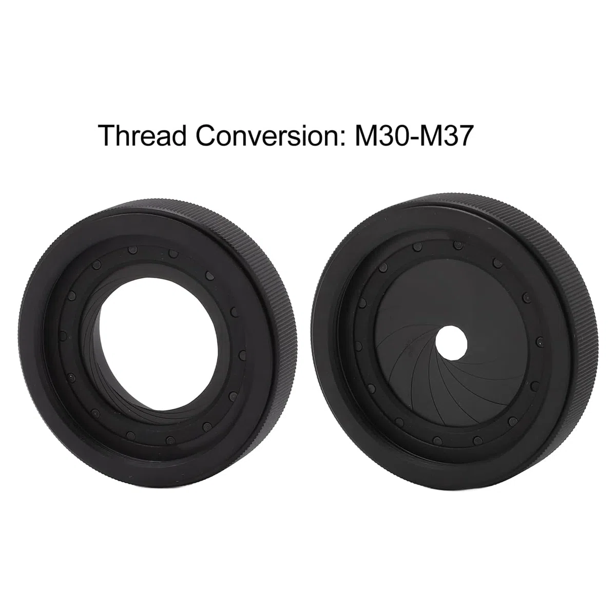 Apertures Diaphragme M30 vers M37 Microscope Adaptateur optique 1,5-26 mm Anneaux d'adaptation pour ouvertures de laboratoire