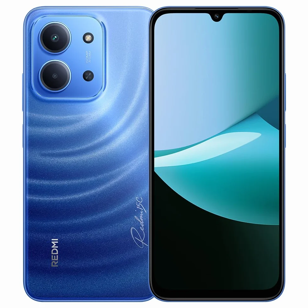 XIAOMI Redmi 15C Smartphone 6GB+128GB 50MP AI Dual Camera System Immersive 6.9" Display Powerful Octa-Core Processor Massive 6000mAh Battery Powered by 33W Fast Charging（Blue）