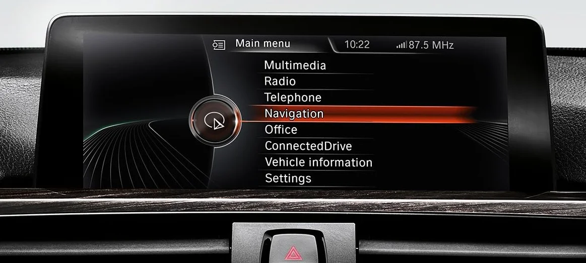 Mise à Jour cartographique (GPS Navigation) Compatible avec BMW NBT Road Map Europe de l'Ouest Route 2025