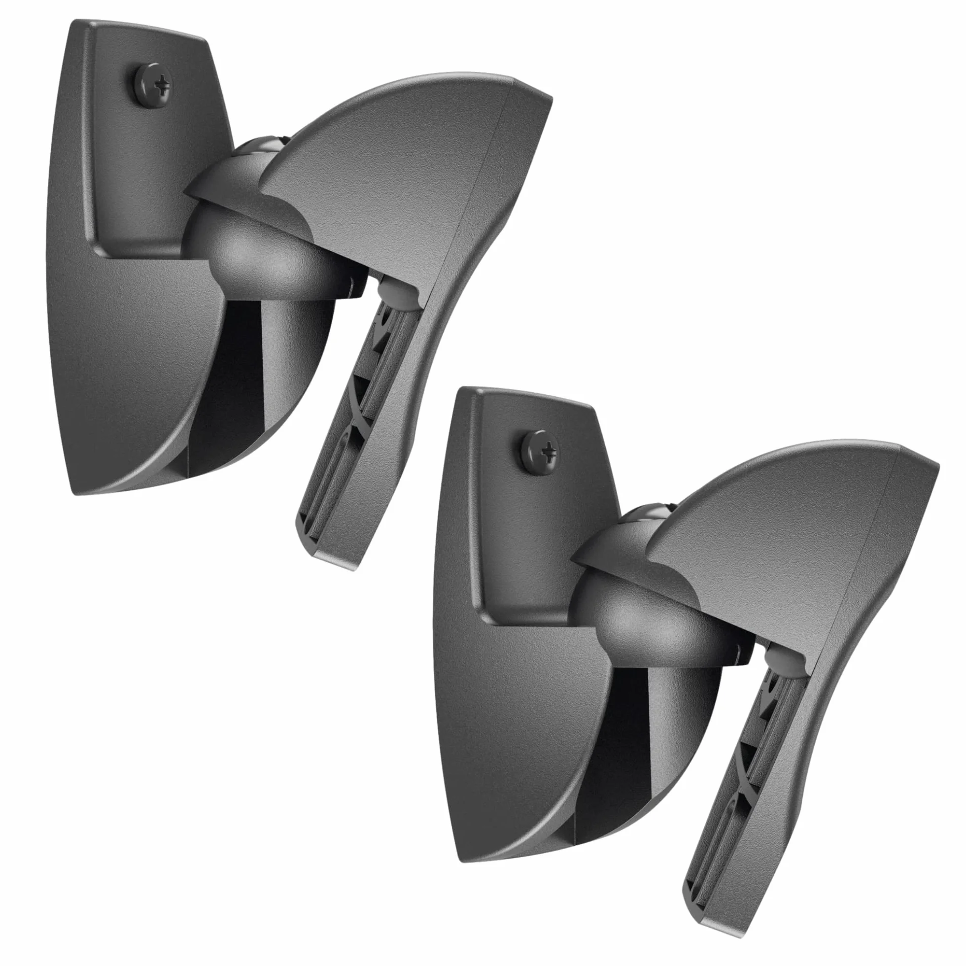 Vogel's VLB 500 Support Mural Universel pour Enceintes 2X, Orientable 180º, Poids Max 5 kg, Noir