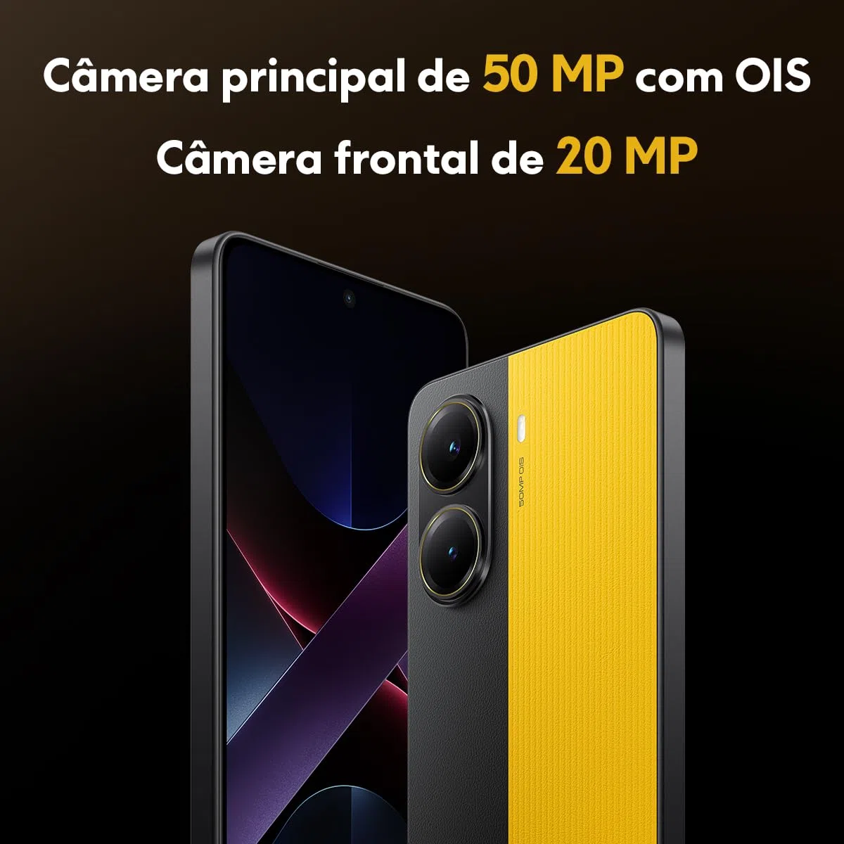 XIAOMI POCO X7 Pro - Smartphone de 12+256GB, Pantalla CrystalRes 1.5K 120Hz AMOLED, MediaTek Dimensity 8400-Ultra, Cámara de 50 MP, 90W HyperCharge, Cargador no Incluido, Amarillo (Versión ES)
