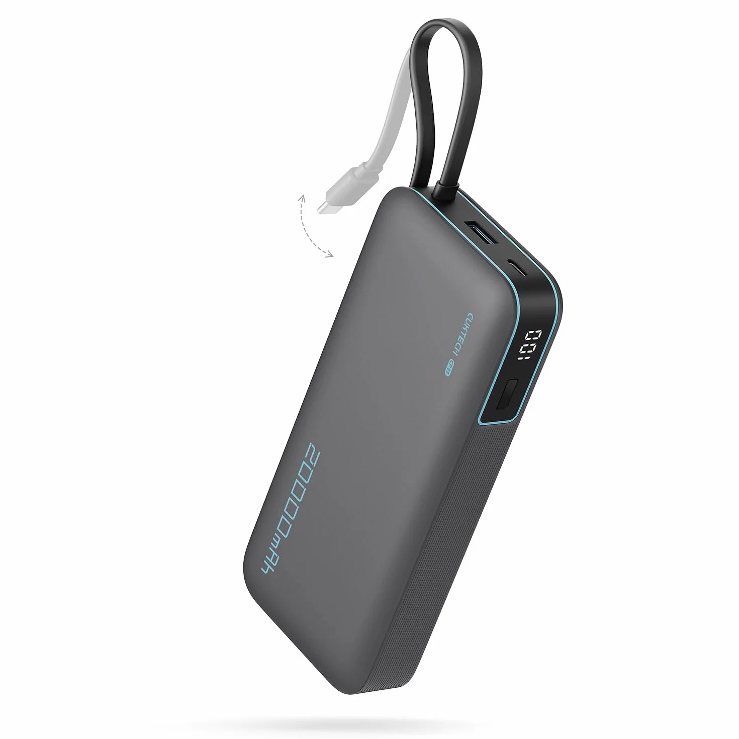 CUKTECH 45W Power Bank 20000mAh Batterie Externe Charge Rapide USB C pour iPhone Samsung Xiaomi