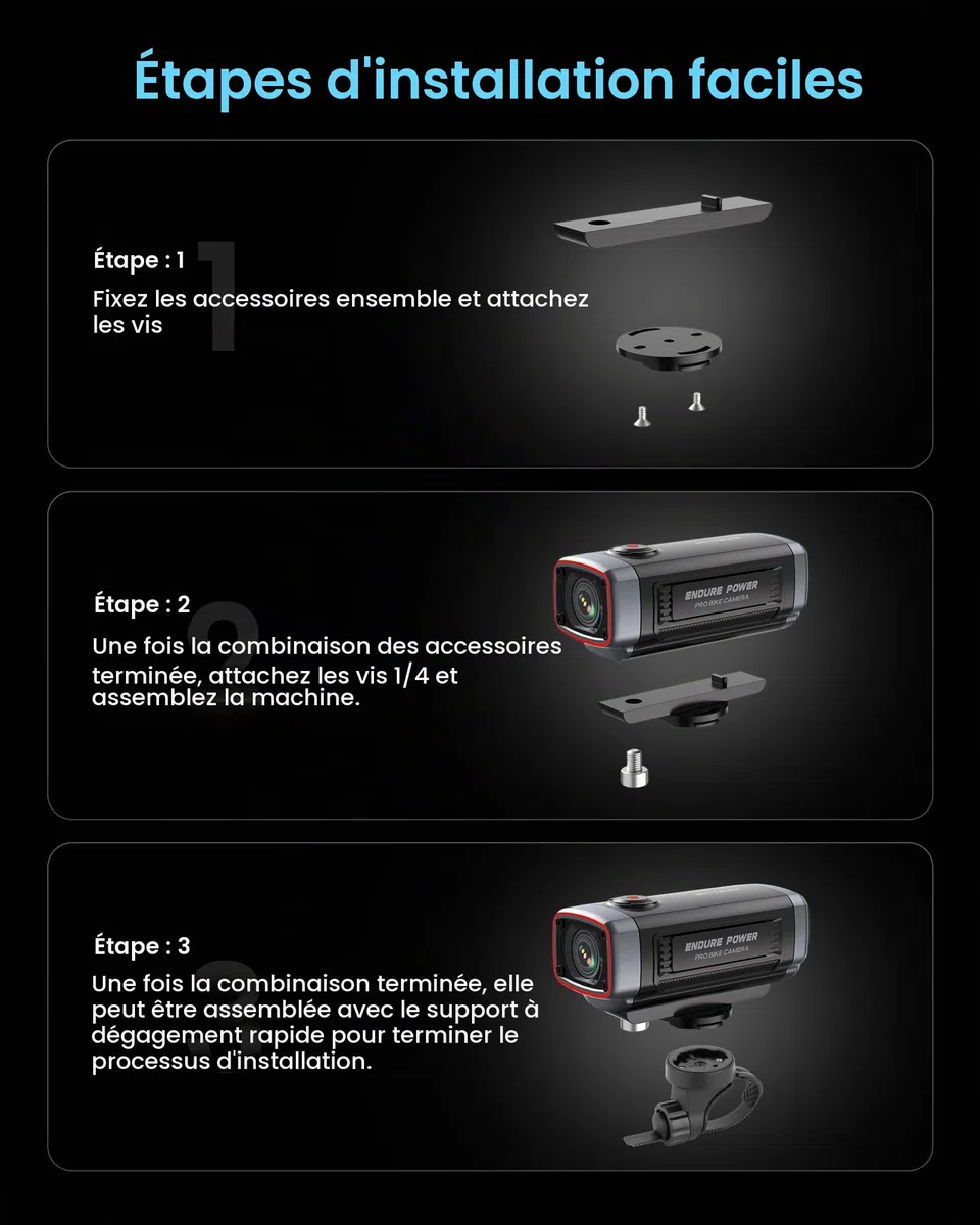 AKEEYO AKY-710Lite Caméra pour Moto/Vélo WiFi 2K30FPS avec Ultra HD, étanche IP66 avec Enregistrement en Boucle et D'urgence, Moniteur de Stationnement,Rechargeable,Batterie Longue Durée de 7.5 Heures