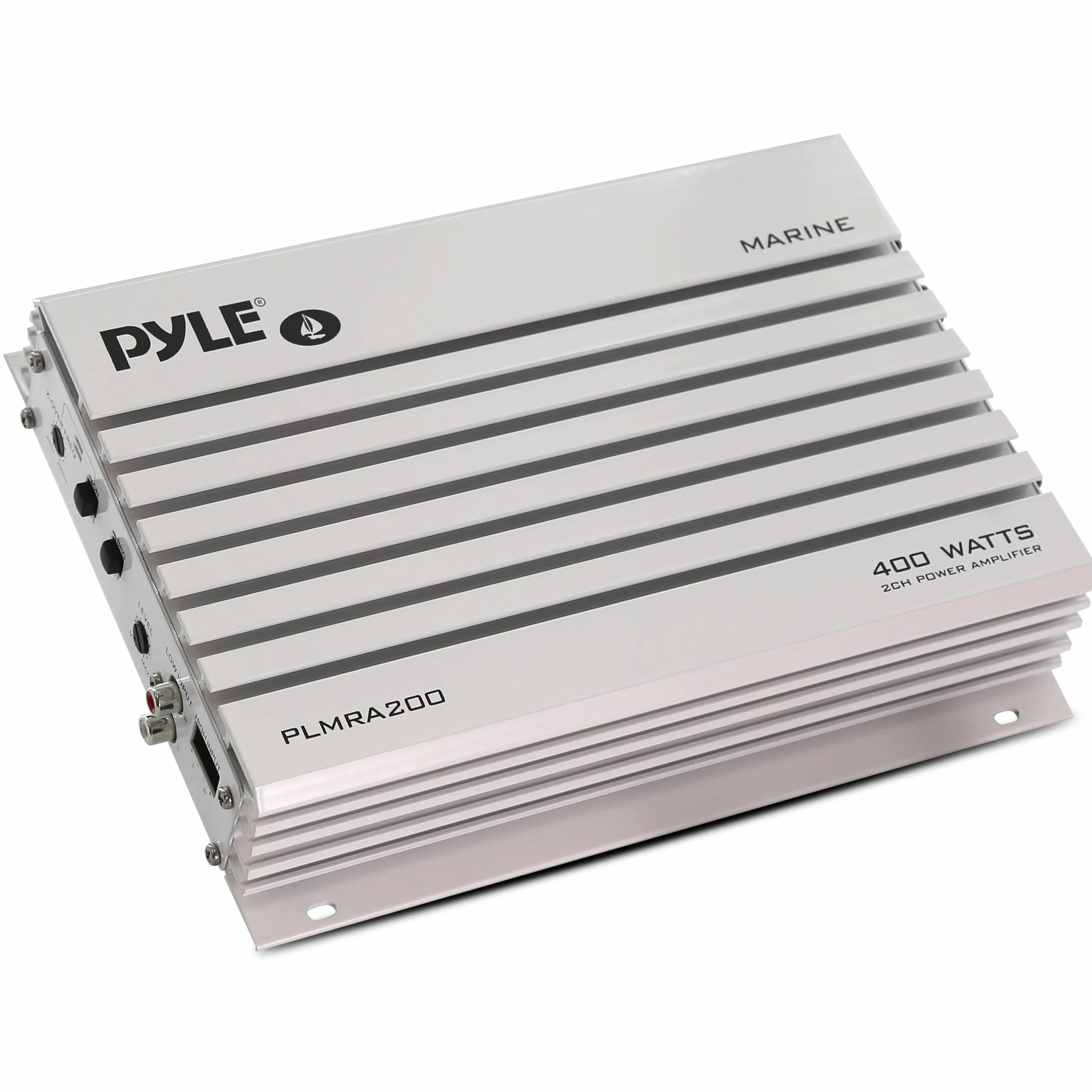 Amplificateur Pyle étanche avec 2 canaux et une puissance de 400 Watts. Idéal pour bateau, scooter de mer etc.