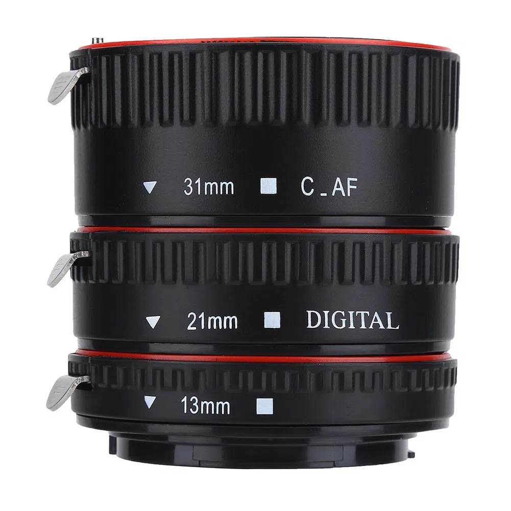 Ensemble de tube d'extension d'objectif macro à mise au point automatique Anneau de tube d'extension macro AF 13 mm, 21 mm, 31 mm pour objectifs à monture pourEOS série EF EF-S Appareil photo refle