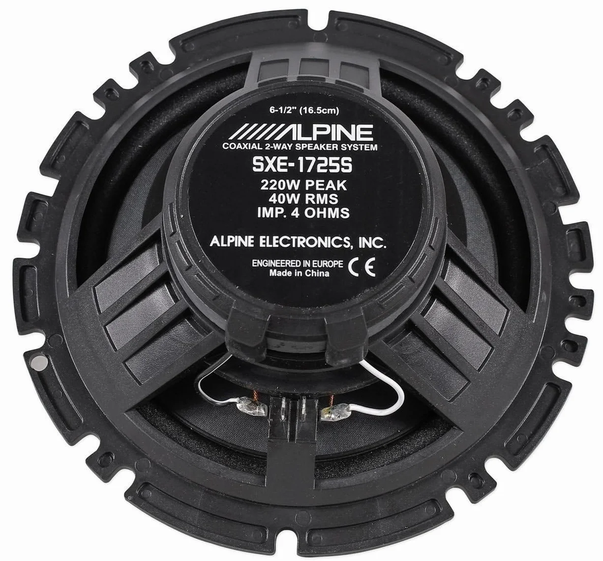 Kit de 6 boîtiers ALPINE Woofer et Tweeter compatibles pour Alfa 147, Alfa 159, Fiat Idea, Lancia Y, Musa avec 2 supports avant, 2 supports arrière et 4 connecteurs haut-parleurs