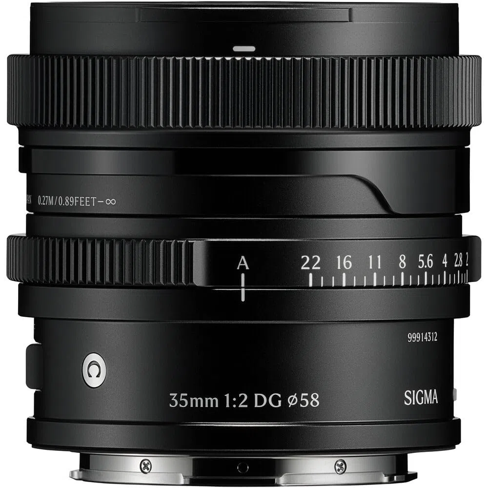 SIGMA Objectif 35mm f/2 DG Noir Contemporary Compatible avec Monture L | Provenance France. Emballage securisé. Livré avec Facture dont TVA.