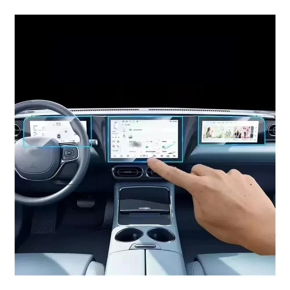 Protection D'écran En Film Trempé Pour GPS De Voiture Pour LEAPMOTOR C01 C11 2021-2025 - Accessoire Pour Tableau Bord Transparent GPS Film Voiture