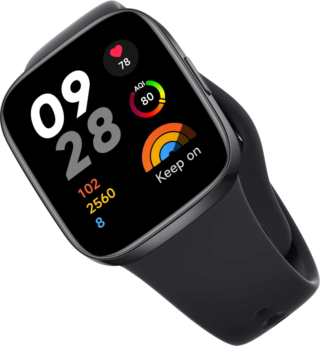 Xiaomi Redmi Watch 3, Noir, écran AMOLED 1,75", appels téléphoniques Bluetooth, 12 Jours d'autonomie, Surveillance de la santé - Version française