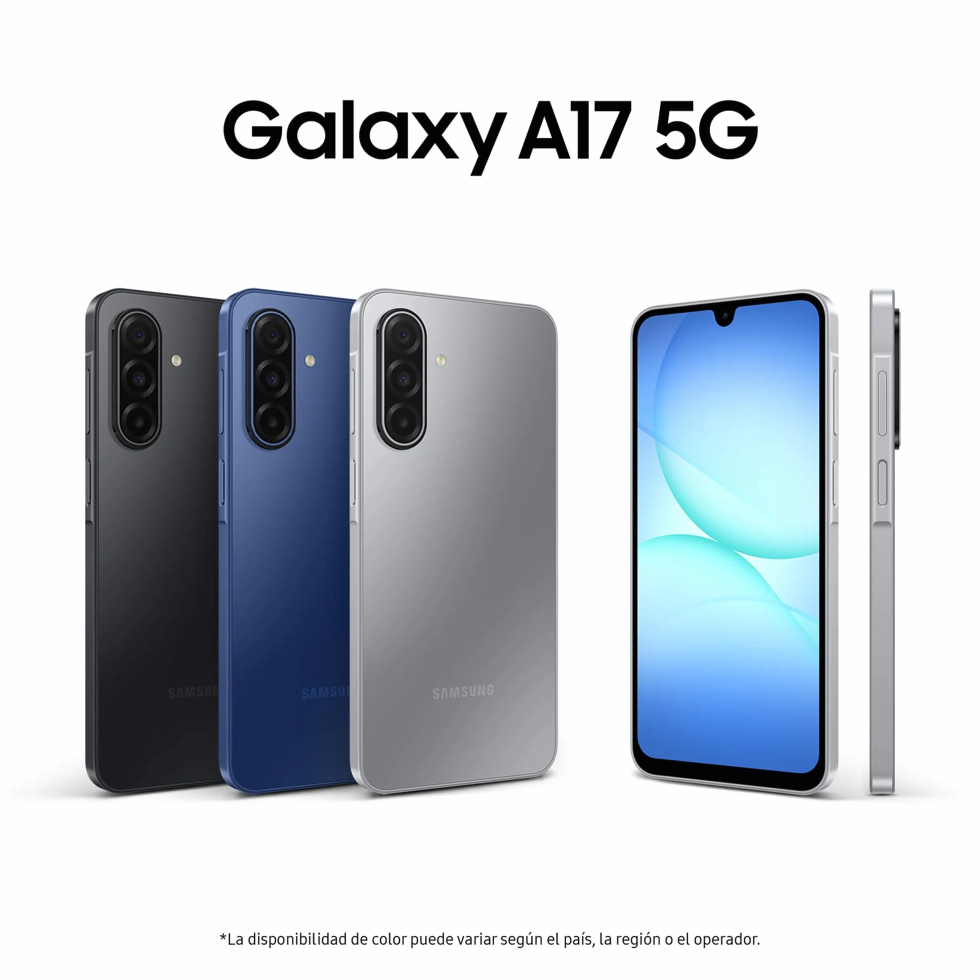 Samsung Galaxy A17 5G 256 Go – Téléphone portable AI, cadre fin de 7,5 mm, grand écran, appareil photo 50 MP, 4 Go de RAM, batterie 5000 mAh, gris, garantie fabricant 3 ans + 1 an supplémentaire