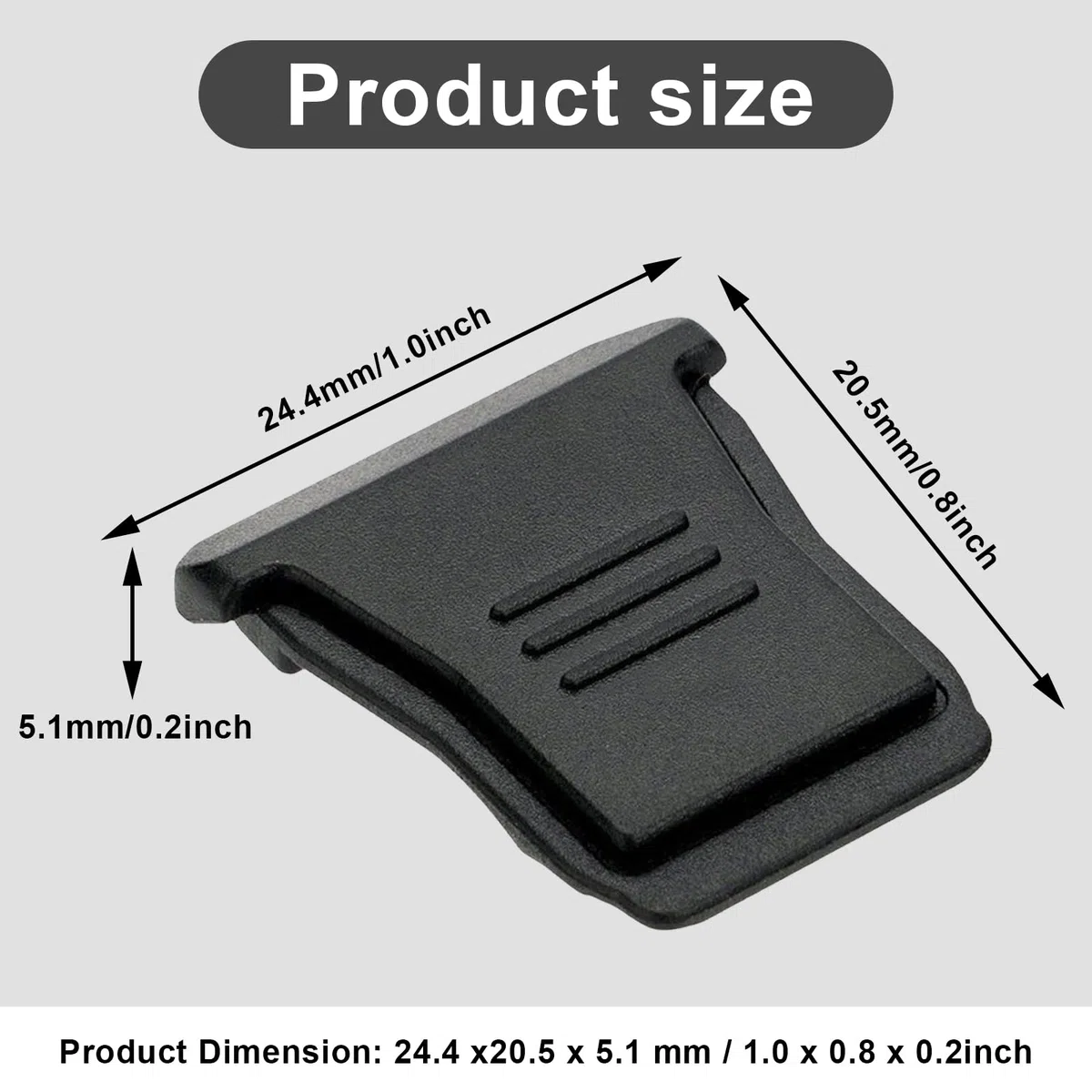 Lot de 2 caches griffe pour Canon EOS R3, R5C, R6 Mark II, R7, R8, R10, R50 – Protection contre la poussière et les taches, compatible avec le flash intégré, remplace l’accessoire Canon ER-SC2
