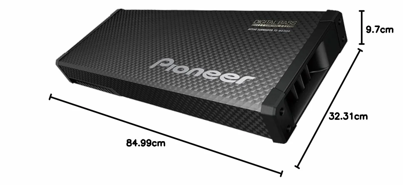 PIONEER TS-WX70DA - Aktivwoofer | Bass Ohne Laderaumverlust