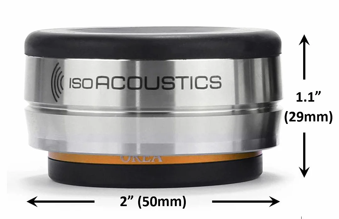 IsoAcoustics Orea Series Audio Equipment Isolators (Bronze - 3.6 kg Max/pc)