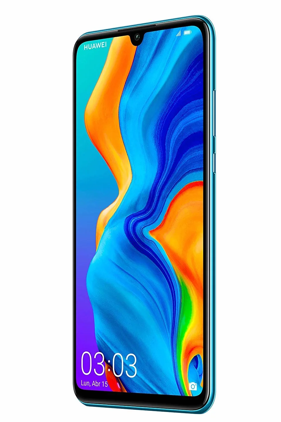 Huawei P30 Lite Smartphone débloqué 4G (6,15 pouces - 128Go - Double Nano SIM - Android 9.0) Peacock Blue [Version Française]