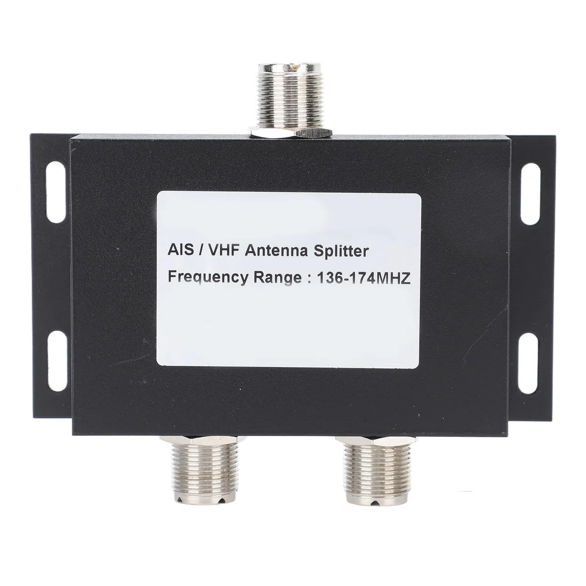 Tbest Séparateur D'antenne VHF AIS, Puissance Bidirectionnelle Haute Performance pour Navires Marins, Conception en Alliage D'aluminium, Plage de Fréquence 136 174MHz
