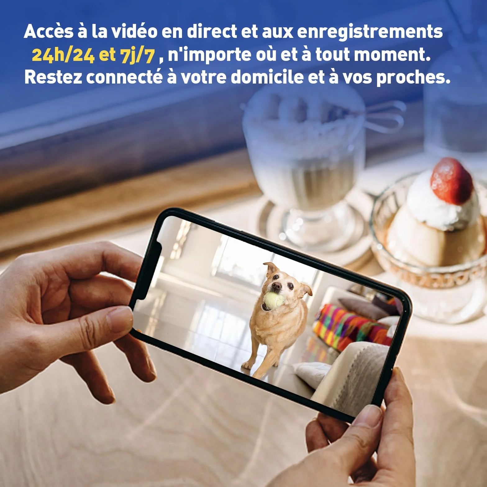 WIWACAM MW8 Caméra Espion WiFi 2K Ultra HD Camera sans Fil, 5000mAh Batterie, Détection de Mouvement Intelligente, Alarme sur Téléphone Portable, Vision Nocturne, Alarme par e-Mail,Noir