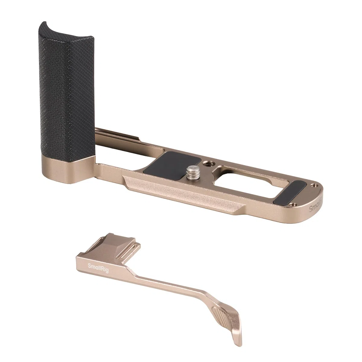 SMALLRIG Poignée en L pour Panasonic LUMIX L10, Repose-Pouce avec Monture Cold Shoe, Poignée latérale Ergonomique, Plaque à dégagement Rapide Arca Swiss, Compatible trépieds - (Titane) 6136