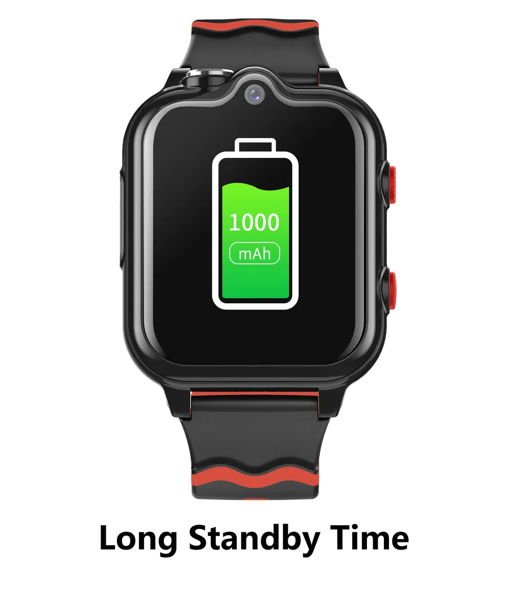 Montre Connectée Enfant Garçon Fille GPS 4G avec WiFi Appel Vidéo SOS 2 Caméras Etanche SMS Réveil Chronomètre Mode Classe Rejeter Appel Inconnu Musique Lecteur Vidéo Longue Durée de Veille
