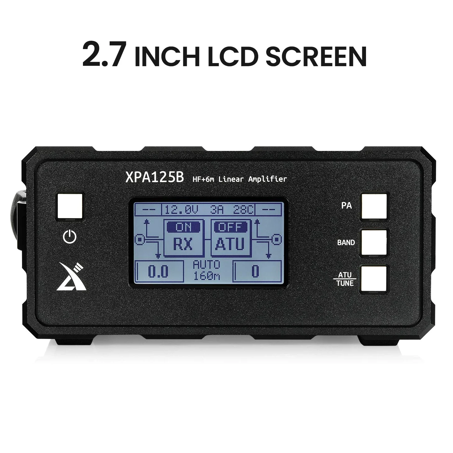 Xiegu XPA125B HF Amplificateur de Puissance 100W avec Tuner d'antenne Automatique pour émetteurs-récepteurs HF QRP G90, X5105 et G1M