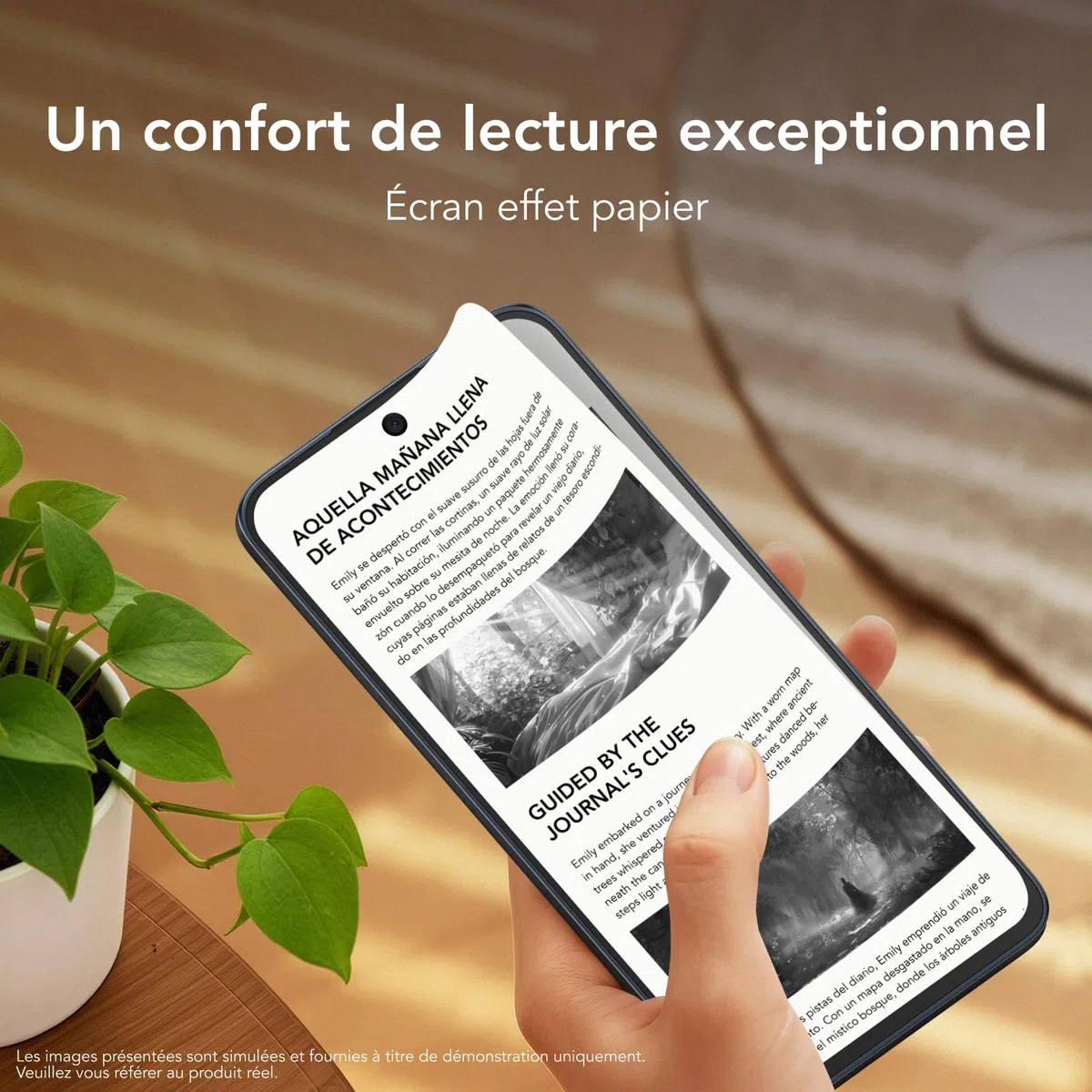 TCL Smartphone Android NXTPAPER 70 Pro 5G, doté de l'écran NXTPAPER 4.0 de 6,9" FHD+ 120 Hz, Appareil Photo Principal 50 MP OIS, 256 Go + 8 Go, IA, Dimensity 7300, Bleu Astral.