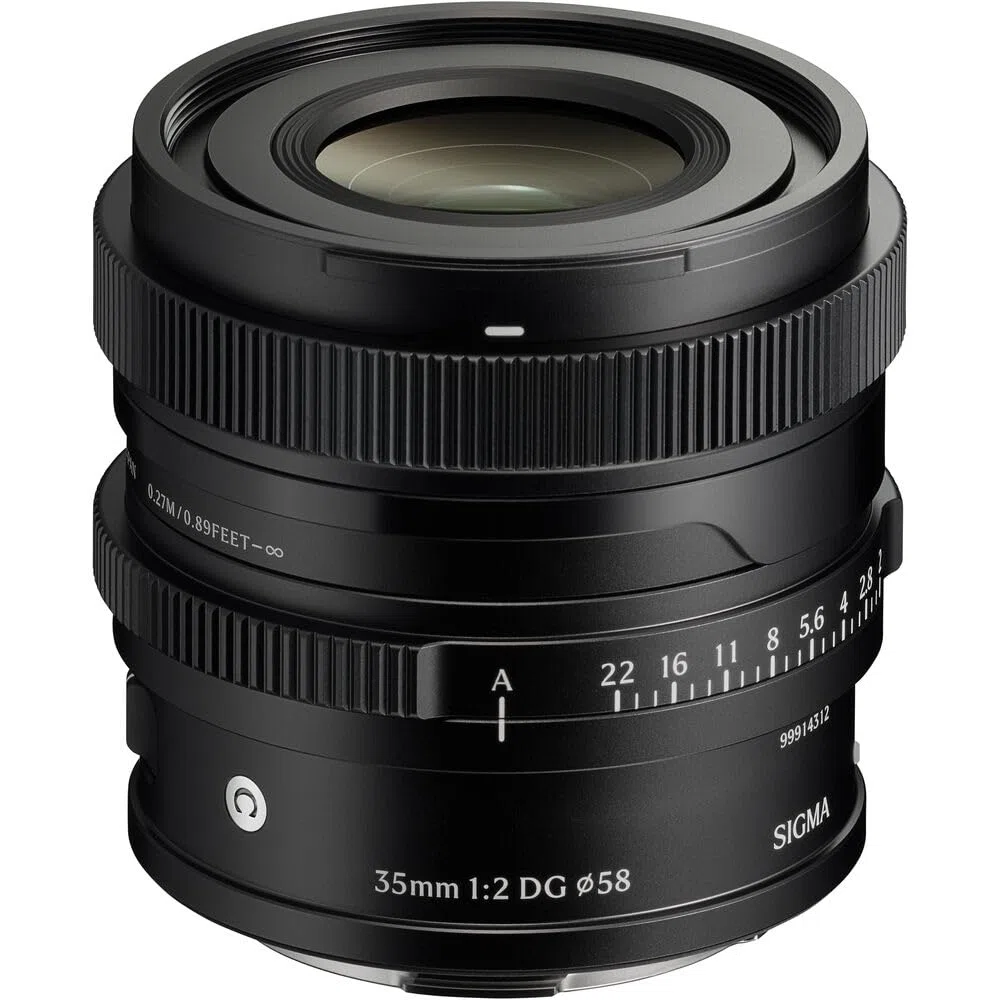SIGMA Objectif 35mm f/2 DG Noir Contemporary Compatible avec Monture L | Provenance France. Emballage securisé. Livré avec Facture dont TVA.