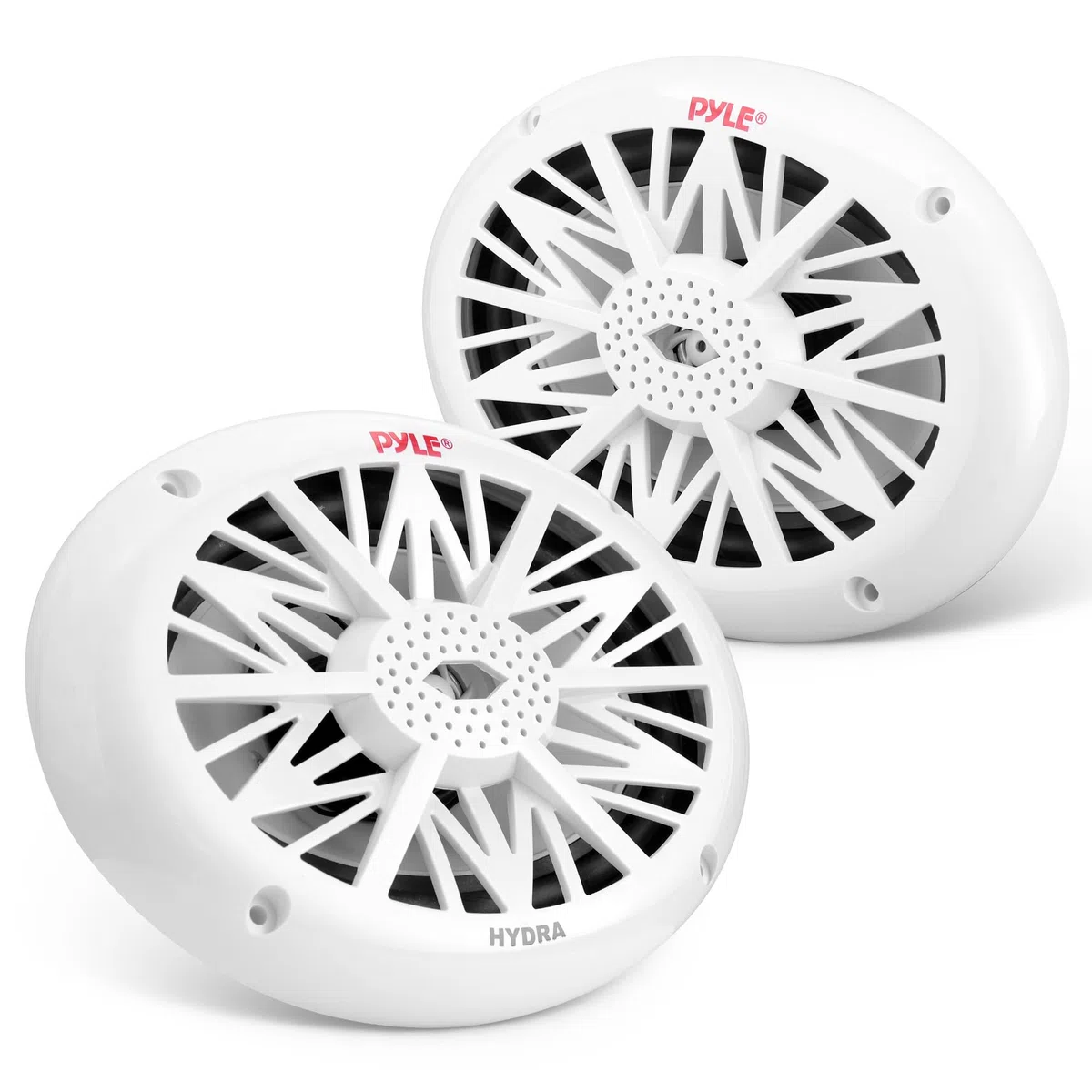 Pyle Haut-Parleurs Marines 6x9 Pouces - Système Audio Stéréo 2 Voies Résistant à l'eau et aux Intempéries avec Puissance de 260 Watts, Cones en Polycarbonate et Entourage en Tissu - 1 Paire