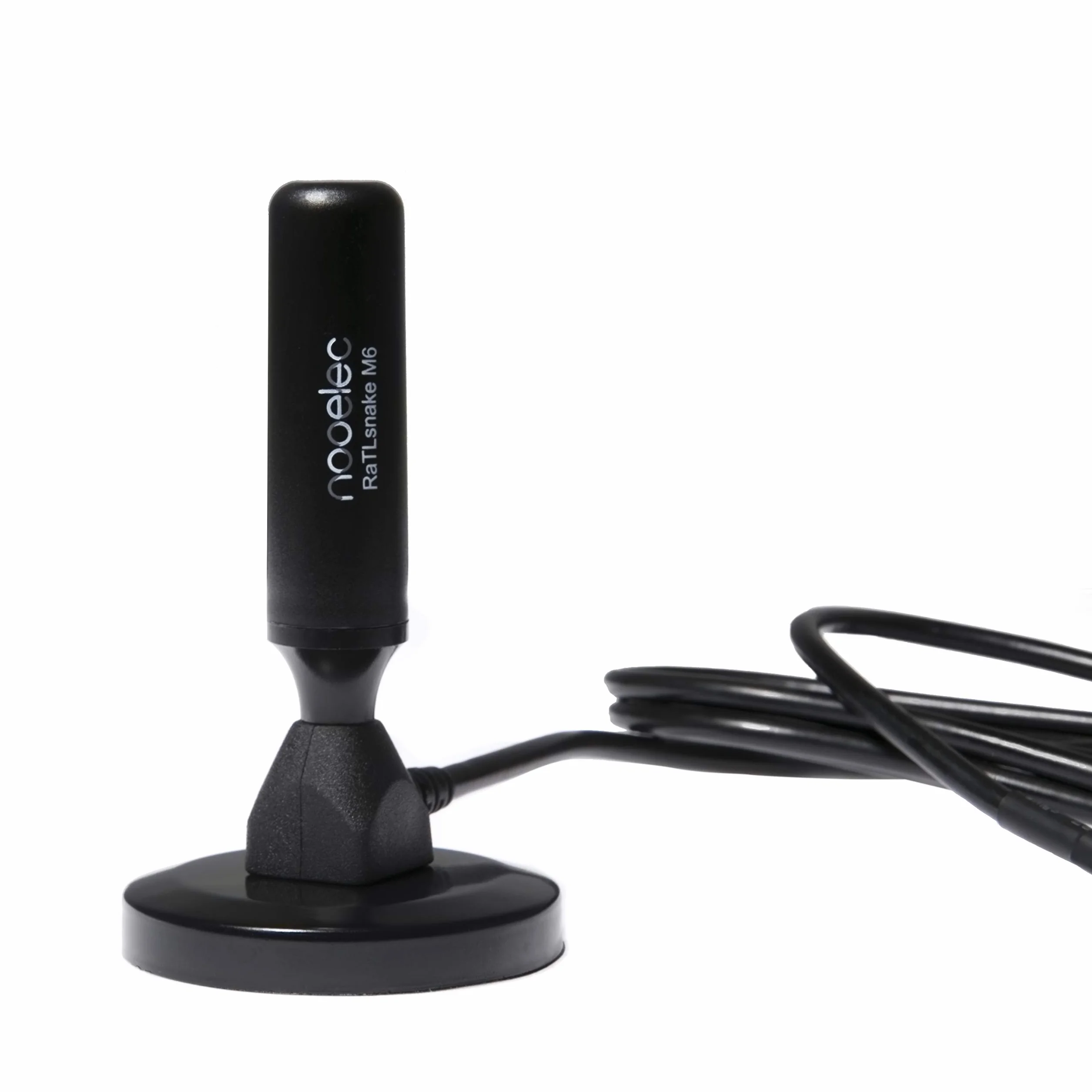 RaTLSnake M6 v2 - Ensemble Premium à 3 Antennes pour NESDR, RTL-SDR, HackRF et Autres Radios Définies par Logiciel. Ensemble d'Antenne à Fouet Magnétique pour Radios avec Connecteurs SMA de 50 ohms