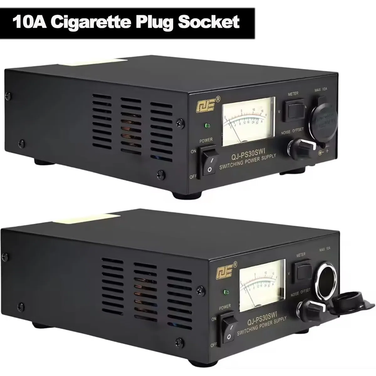 Alimentation de Table 13,8 V 30 A, Alimentation à découpage régulée pour Radio Amateur, Compteur analogique rétro avec rétroéclairage, Contrôle du décalage du Bruit