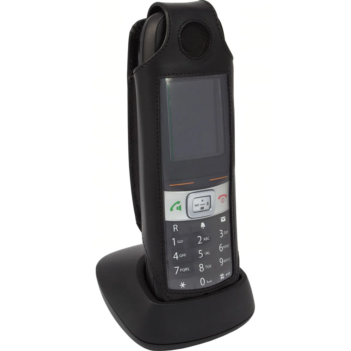 Gigaset r650h/r630h/E630 Étui en cuir avec clip ceinture en acier fixe