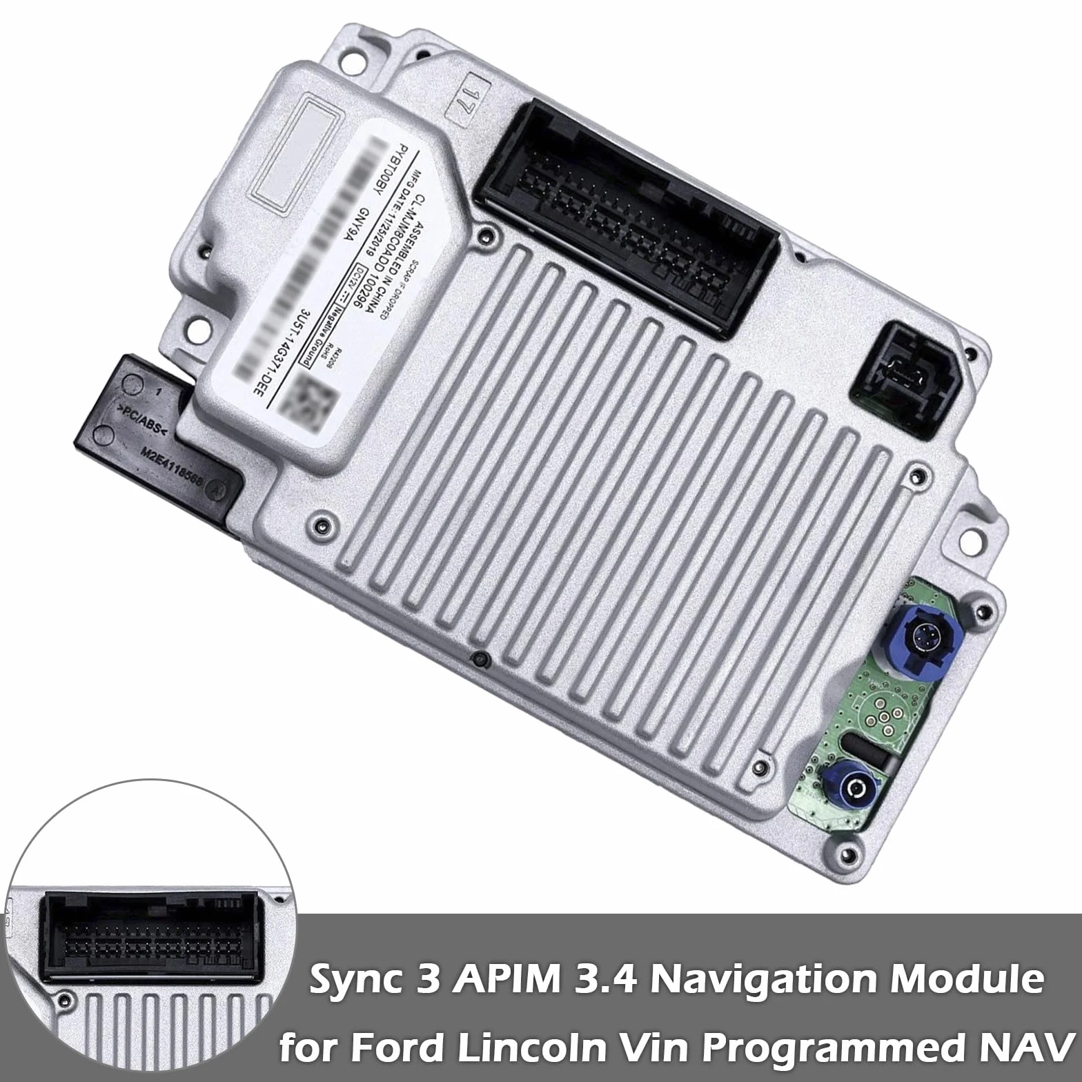 Sync 3 APIM 3.4 Navigation Module Convient pour Ford Lincoln Vin Programmed NAV