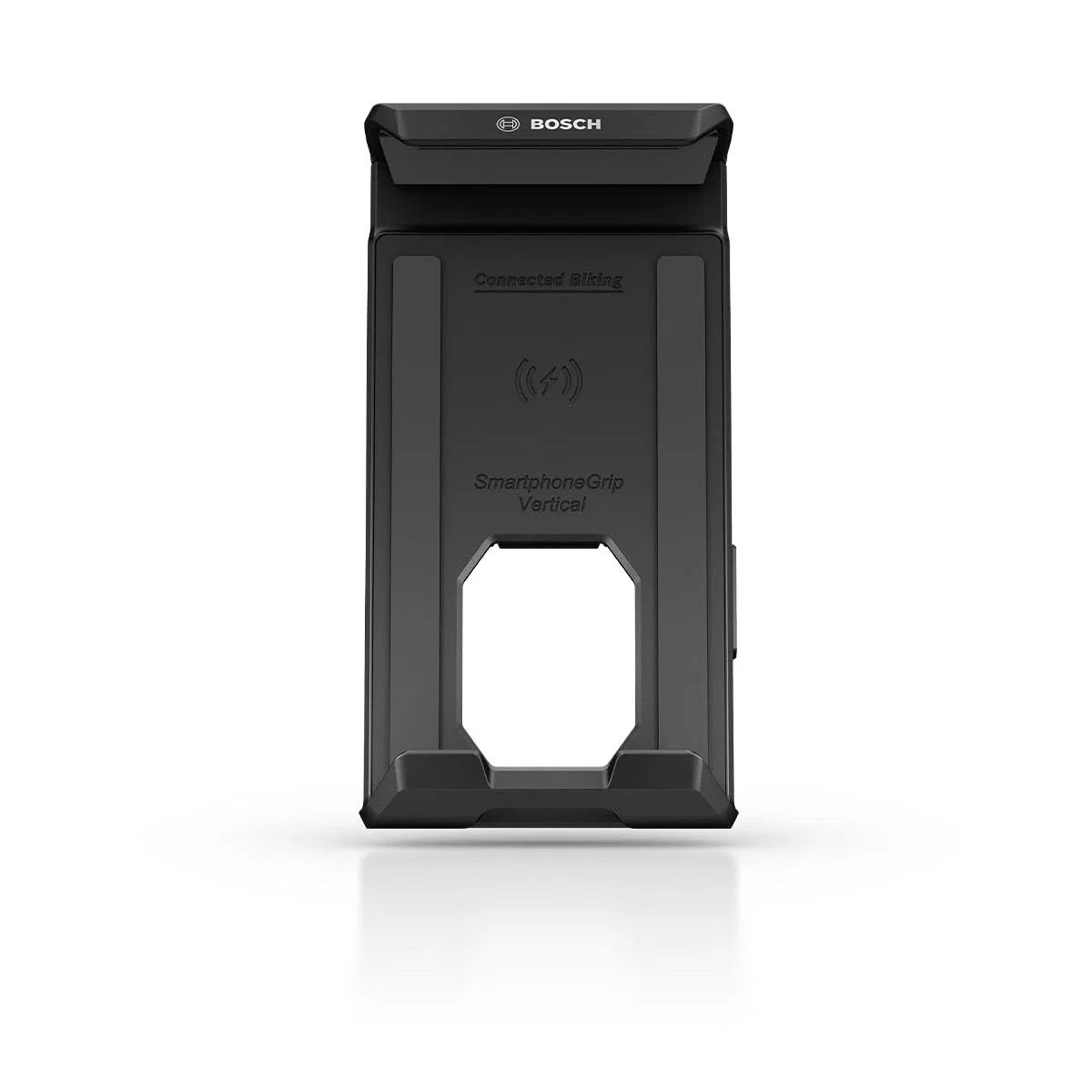 Bosch SmartphoneGrip Vertical (BSP3300) - Chargement sans fil, Smart E-Bike S | Support de guidon noir