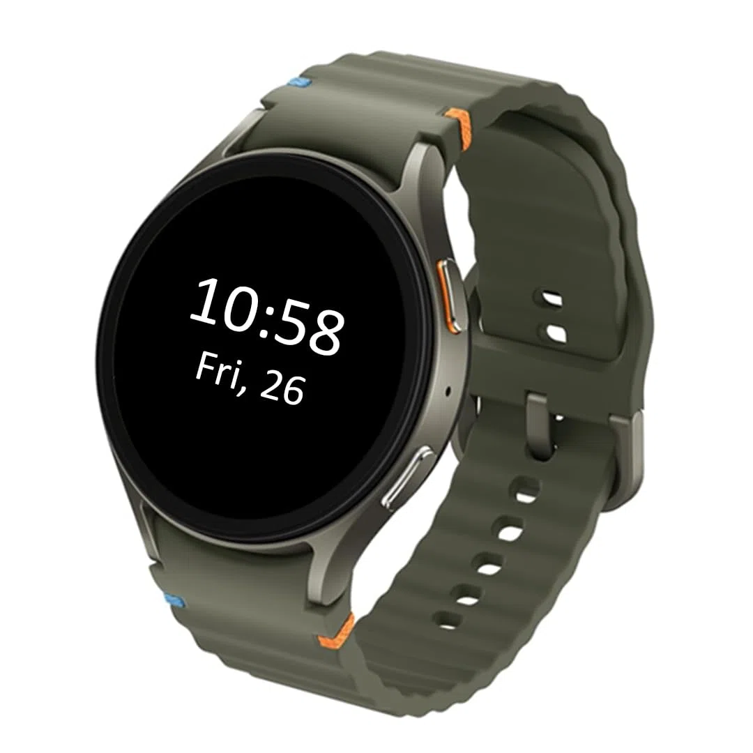 Samsung Galaxy Watch7 3,81 cm [1.5] AMOLED 44 mm Digitale 480 x 480 Pixel Touch screen Verde Wi-Fi GPS [satellitare] (Samsung Galaxy Watch7 - 44 mm - smart watch with sport band - rubber - band size: