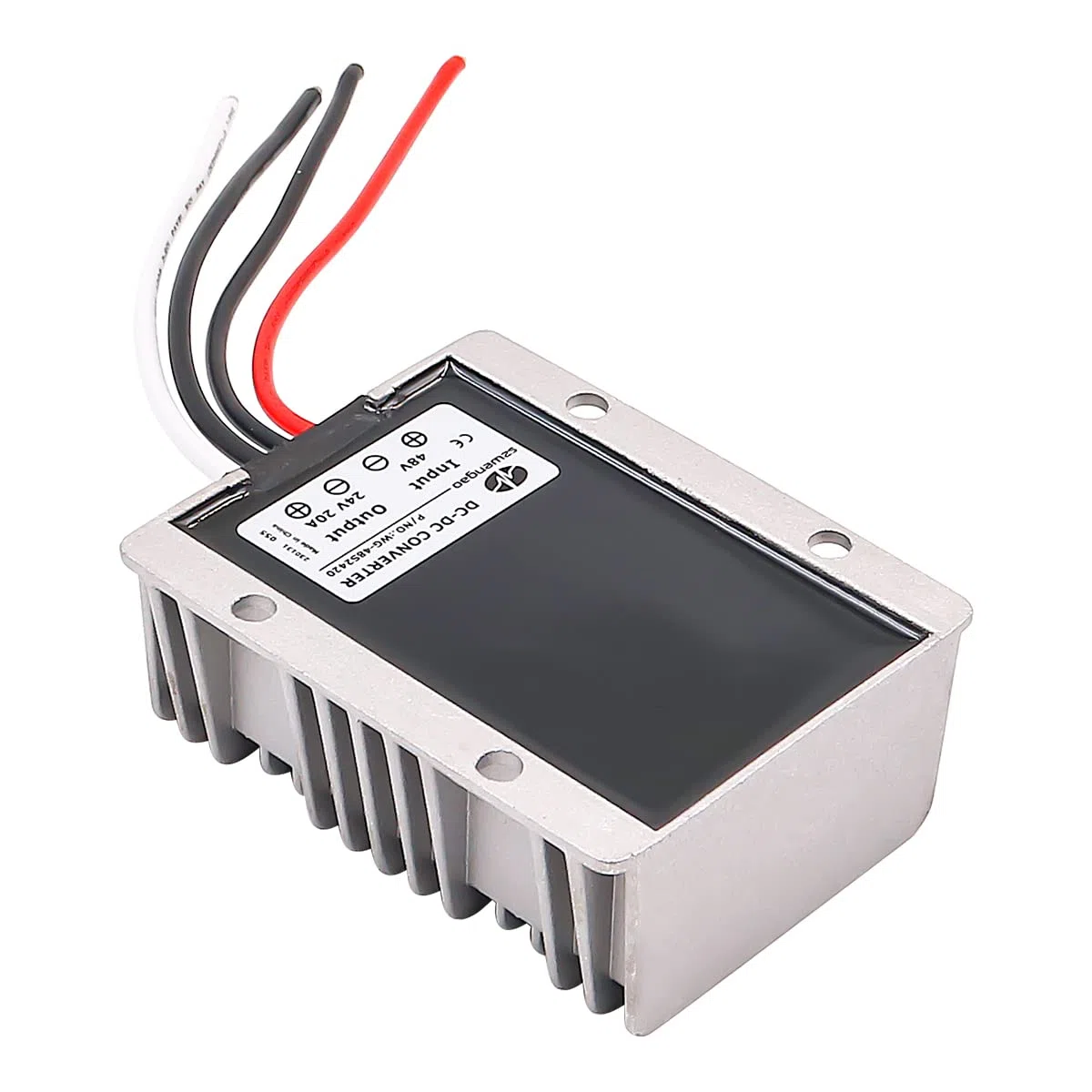 Convertisseur 48V à 24V DC Convertisseur abaisseur 20A pour systèmes de sécurité de véhicules Instrumentation de matériel médical