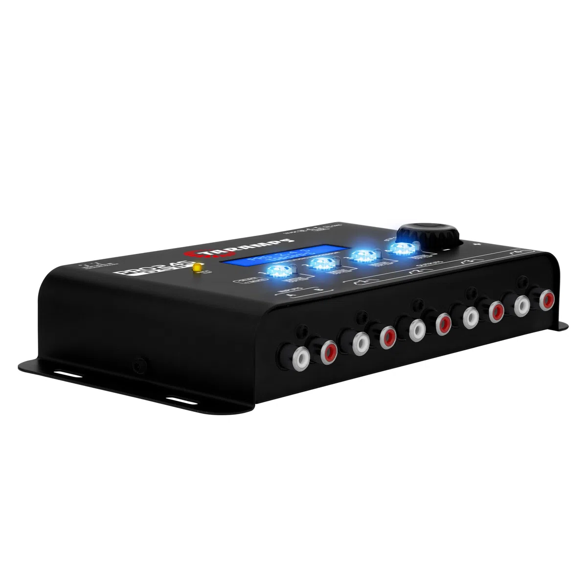 Taramps Pro 2.4S DSP Crossover Full Digital Signal Processeur et égaliseur avec séquenceur Égalisation Graphique 15 Bandes 12 prédéfinis EQ 2 canaux d'entrée et Sortie 4 canaux