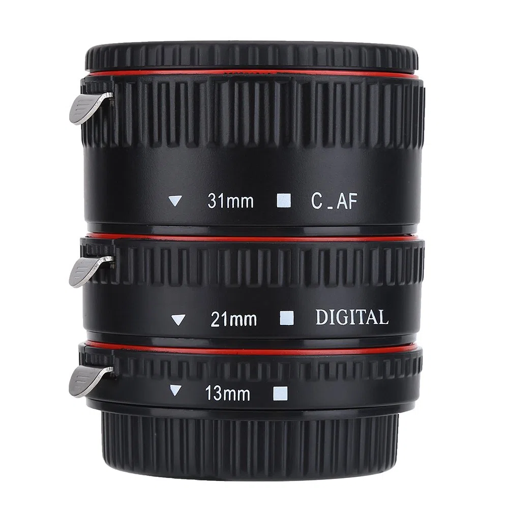 Ensemble de tube d'extension d'objectif macro à mise au point automatique Anneau de tube d'extension macro AF 13 mm, 21 mm, 31 mm pour objectifs à monture pourEOS série EF EF-S Appareil photo refle