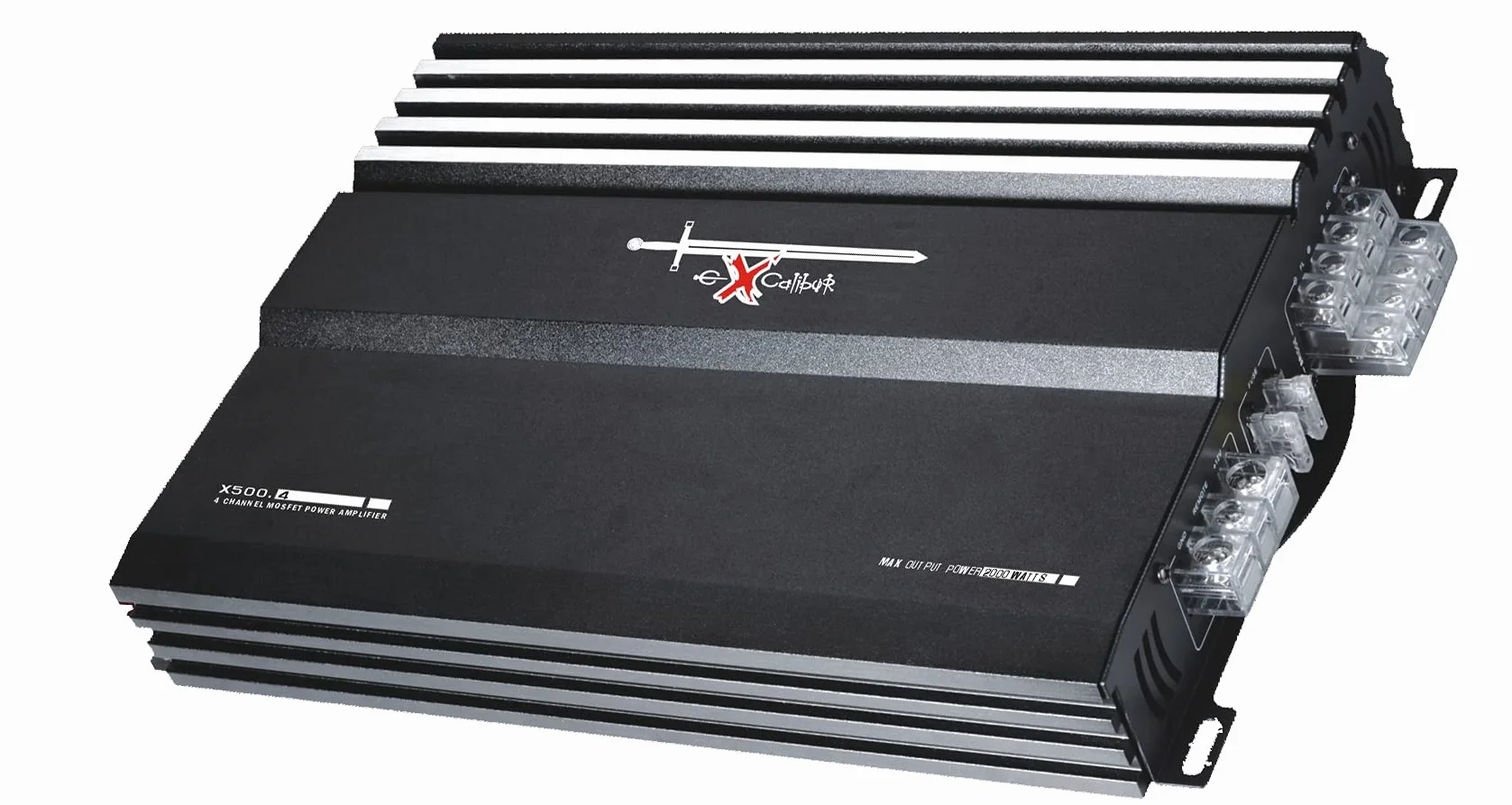 Excalibur Amplificateur de puissance X500.4 (MOSFET, 4 canaux, 2000 W)