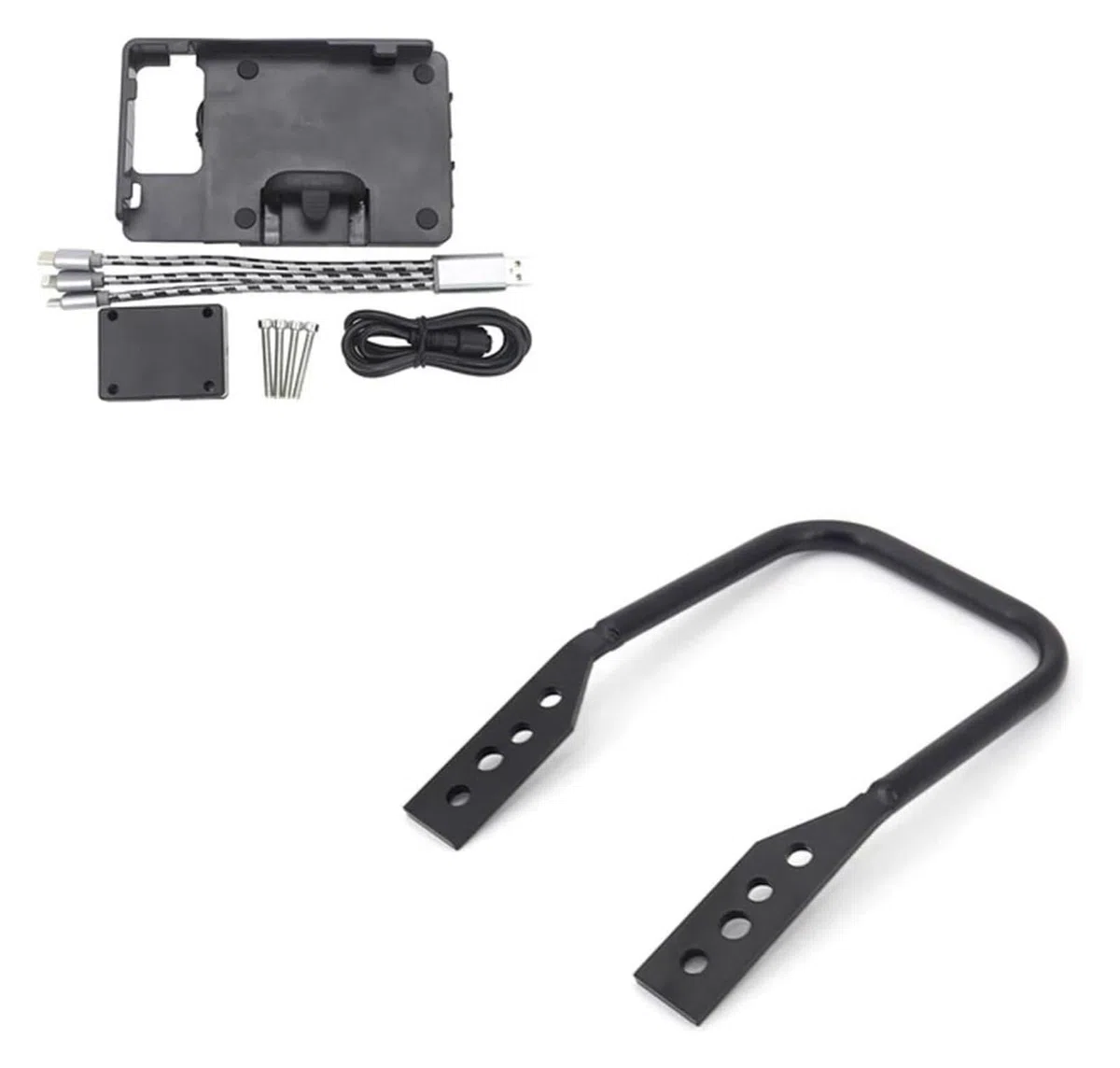 Support de Navigation pour Moto pour BMW pour F750GS pour F750 850GS pour F850GS pour Adventure ADV Support De Barre Transversale D'extension Moto GPS Téléphone Navigation(Black3)