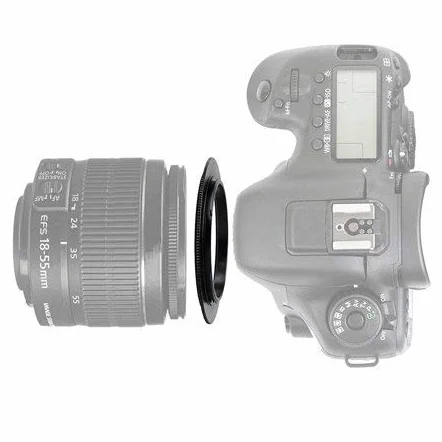 Bague d'inversion Macro adaptateur Reverse Ring Lens Objectif compatible avec Nikon 52 mm D5600 D5500 D5300 D5200 D5100 D5000 D3500 D3400 D3300 D3200 3100 DF D3600 D780.