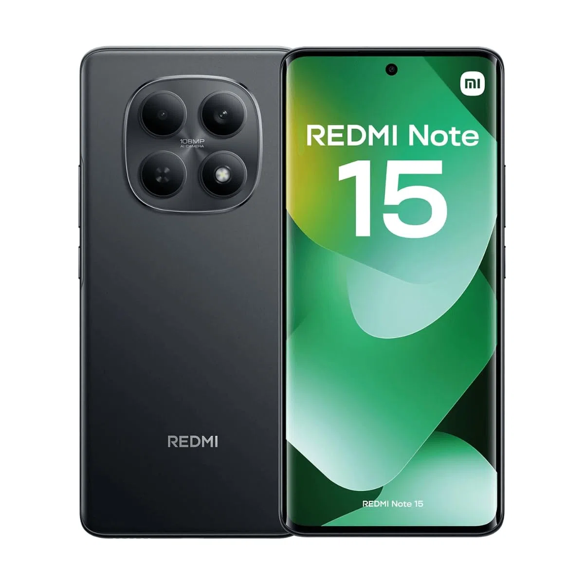 Xiaomi Redmi Note 15 4G 6 + 128GB Smartphone Noir, 6000mAh Batterie Haute capacité et Charge Turbo de 33 W, SIM 1 + Double Veille Hybride, 6,77 Verre écran Haute durabilité, Chargeur Non Inclus.
